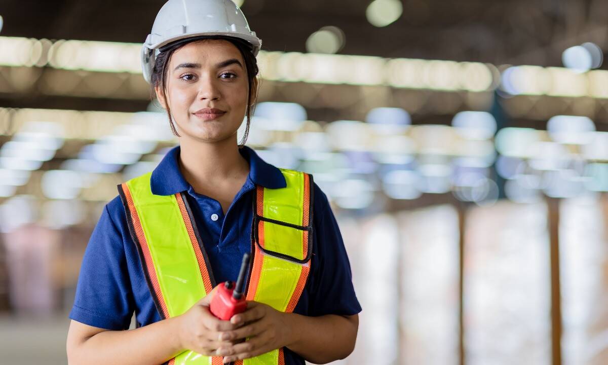 Addetta alla sicurezza sul lavoro