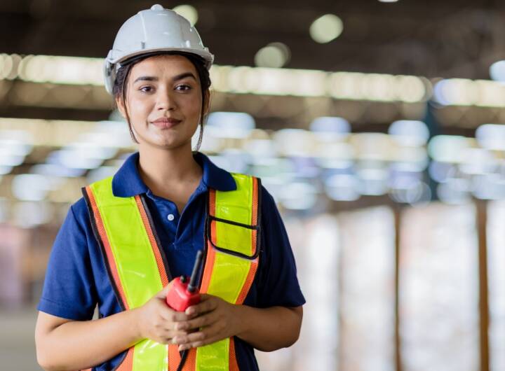 Addetta alla sicurezza sul lavoro