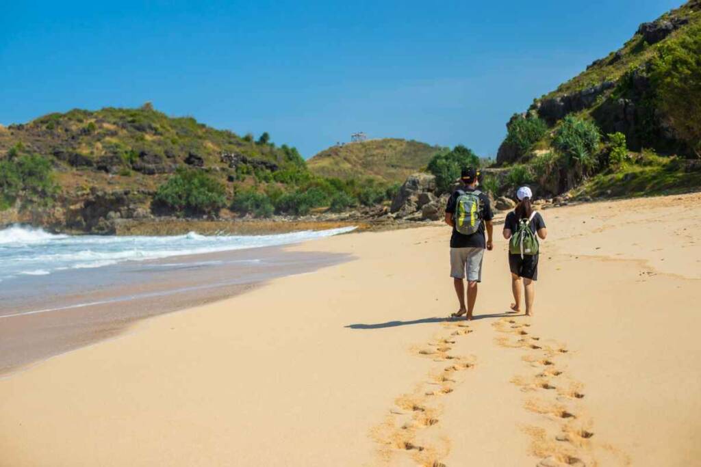 Coppia sulla spiaggia